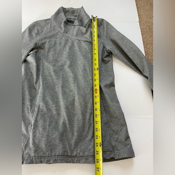 Lululemon Coast Wrap II Gray Sweater Size 6 - Picture 7 of 10